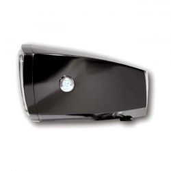 MCS Oregon H4 Headlamp. Side Mount. Black