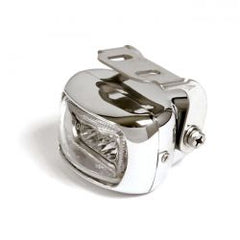 MCS Utica, H3 Foglamp. Clear Lens. Chrome