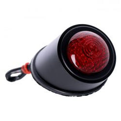 MCS Old School Led Taillight, Type 1. Black. Red Lens