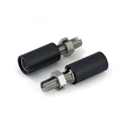 MCS Turn Signal Extensions, 27mm. M8 Threaded. Black