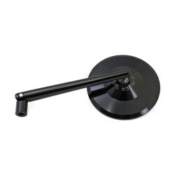 MCS Montana Round Mirror. Black, L&R