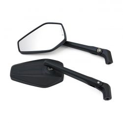 MCS Booster 2 Mirror Set. Matte Black