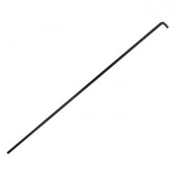 MCS Rear Brake Rod. 23" Long. Black Parkerized