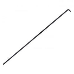 MCS Rear Brake Rod. 23" Long. Black Parkerized