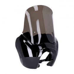 MCS Headlamp Fairing. Gloss Black. Tinted Windshield