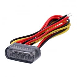 MCS Fastline Led Light, Taillight With Brake Light. Smoke Lens