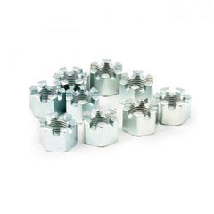 MCS Flanged Castle Nut, Swingarm Pivot Shaft