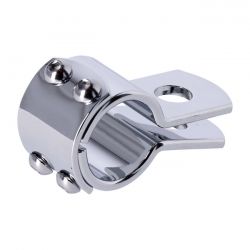 MCS 3-Piece Clamp 1-1/8". Chrome Steel