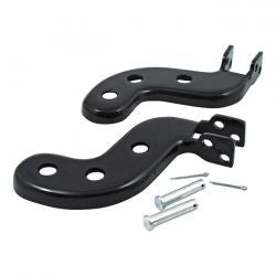 MCS Passenger Foot Peg Bracket Kit. Black