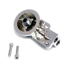 MCS Oil Filter Mount Bracket Kit. Chrome