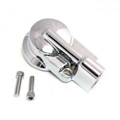 MCS Oil Filter Mount Bracket Kit. Chrome