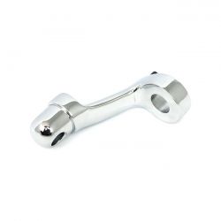MCS XL Sportster Rider Foot Peg Bracket, Right. Chrome