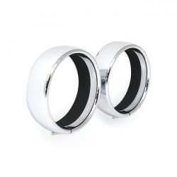 MCS Recessed Trim Rings. 4.5" Spotlamp. Chrome