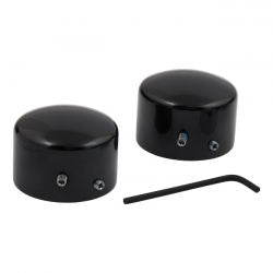 MCS Front Axle Nut Cover Kit. Black
