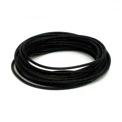 MCS Classic Cloth Covered Wiring, 25Ft. Roll. Black