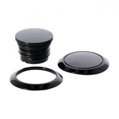 MCS Pop-Up Gas Cap, Left & Right Set. Black