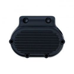 MCS Transmission End Cover Ribbed, Cable Clutch. Black