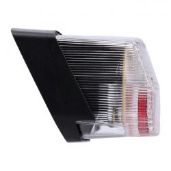 MCS Emgo, Led Taillight. Clear Lens/Red Reflector