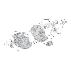 MCS Sprocket Shaft Bearing Spacer Shim .114"