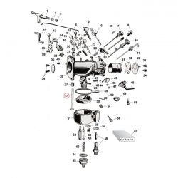 MCS Throttle Shaft. Linkert 1-1/4"