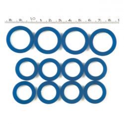 MCS Pushrod Cover Seal Kit, Blue Silicone