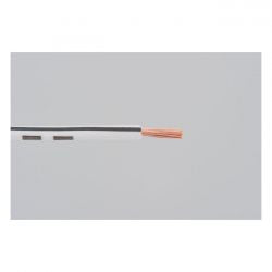 MCS Electrical Wire. 2 Meter 0.75Sq. White/Black