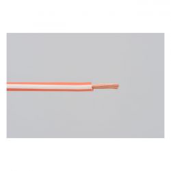 MCS Electrical Wire. 2 Meter 0.75Sq. Orange/White