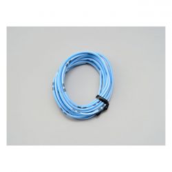 MCS Electrical Wire. 2 Meter 0.75Sq. Light Blue/White