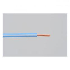 MCS Electrical Wire. 2 Meter 0.75Sq. Light Blue/White