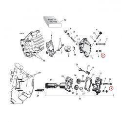 MCS Nut, 1/4-24 X 5/32 X 7/16 Hex