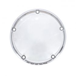 MCS Derby Cover, Smooth Domed. Chrome