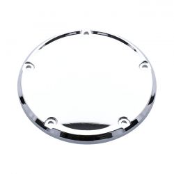 MCS Derby Cover, Smooth Domed. Chrome