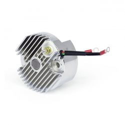 MCS Solid-State 12-V Voltage Finned Regulator. Chrome