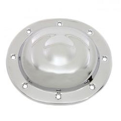 MCS Steel Dimple Derby Cover Chrome