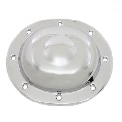 MCS Steel Dimple Derby Cover Chrome