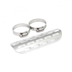 MCS Universal Slotted Heat Shield 9" Long Chrome
