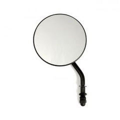 MCS 4" Round Custom Mirror, Left. Black
