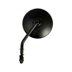 MCS 4" Round Custom Mirror, Left. Black