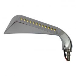 MCS California Led Turn Signal Mirror Set. Chrome