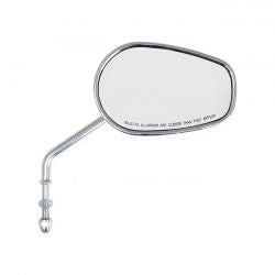 MCS Riptide Tapered Mirror Set, Long Stem. Chrome