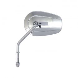 MCS Riptide Tapered Mirror Set, Short Stem. Chrome