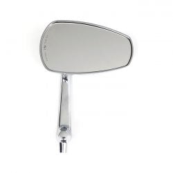 MCS Slipstream Mirror Set. Straight Stem, Chrome