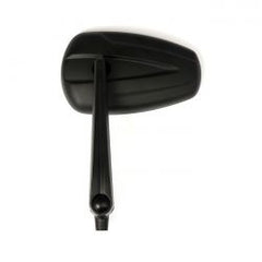 MCS Slipstream Mirror Set. Straight Stem, Black