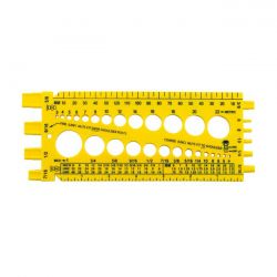 MCS Motorcycle Storehouse, Size it Bolt & Nut Gauge Tool