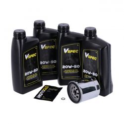 MCS Engine Oil Service Kit. 20W50 Synthetic