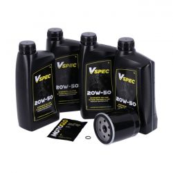 MCS Engine Oil Service Kit. 20W50 Synthetic