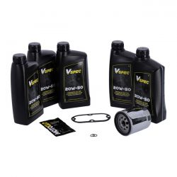 MCS Big Oil Service Kit. Full Synthetic. Chrome Filter