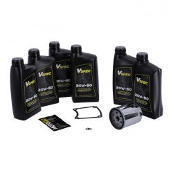 MCS Big Oil Service Kit. Full Synthetic. Chrome Filter