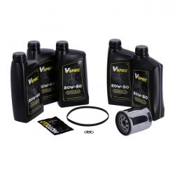 MCS Big Oil Service Kit. Full Synthetic. Chrome Filter