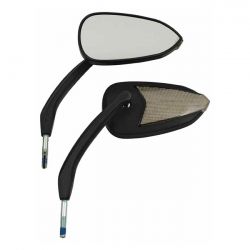 MCS Fury, Led Turn Signal Mirror Set. Black